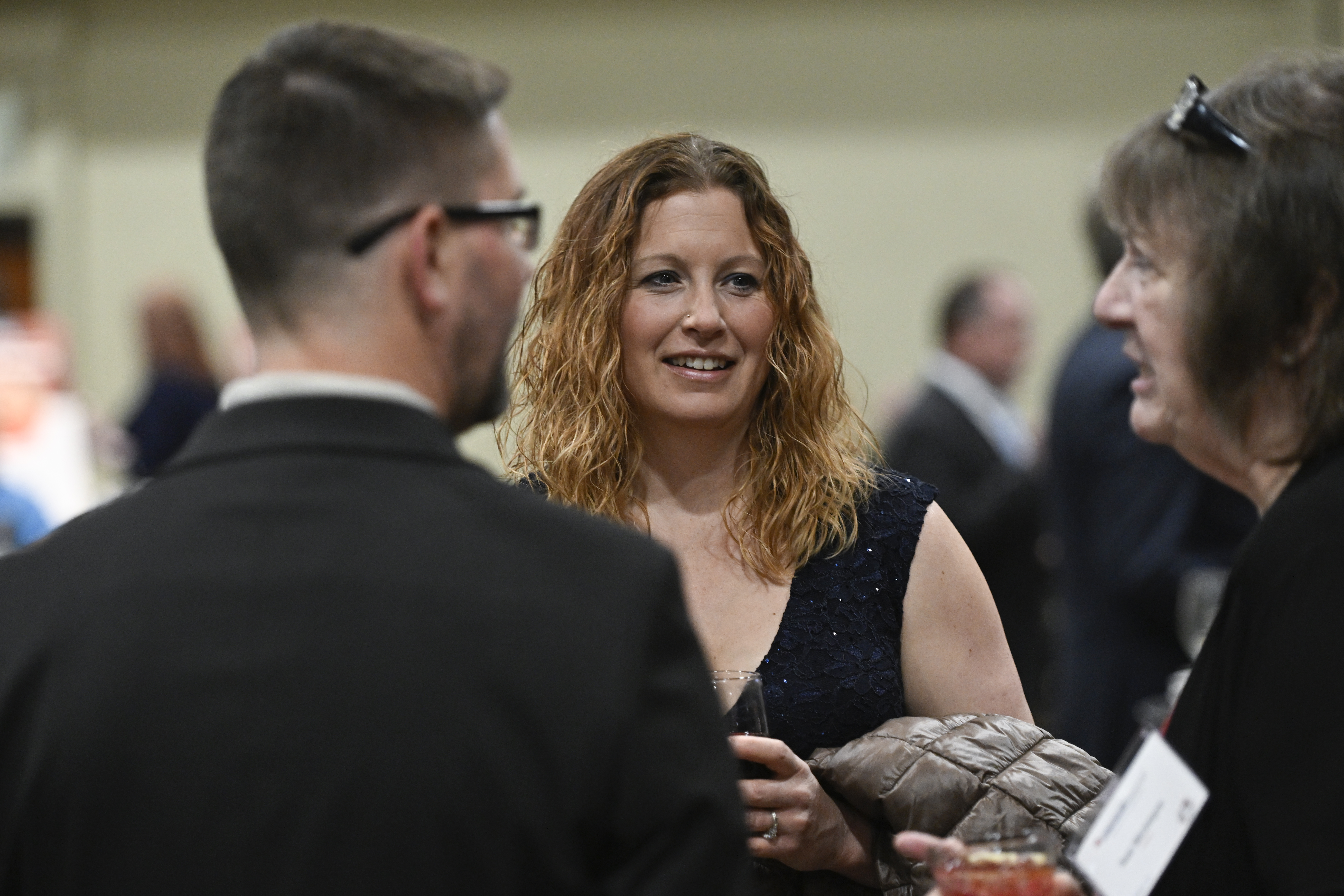 people at a cocktail party people at a cocktail party